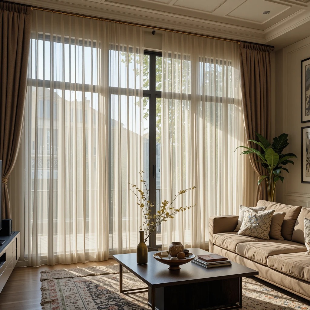 sheer curtains Dubai