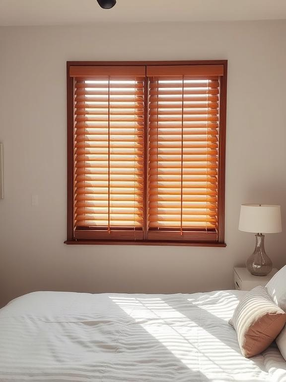 wooden blinds