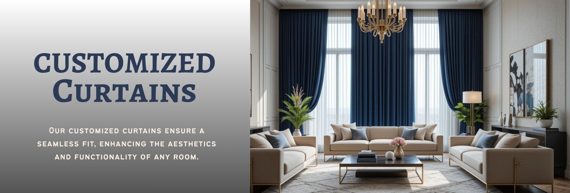 CUSTOMIZED CURTAINS DUBAI