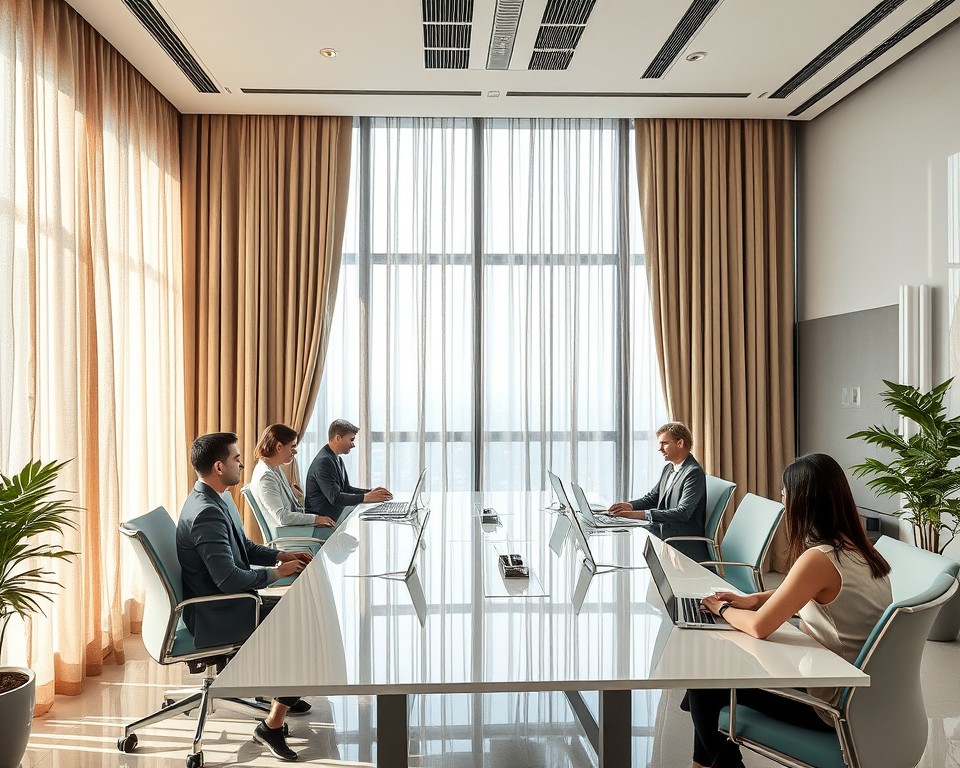 dubai office curtains